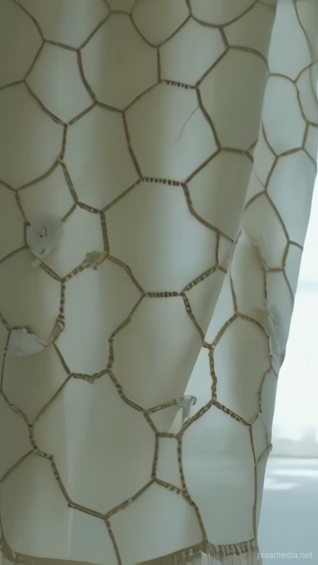 Ivory Tulle in White Void - Fashion & Beauty AI stock